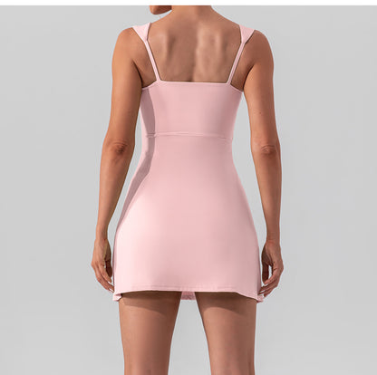 Women's Athletic Golf Dress Lightweight Sleeveless Sports Dress