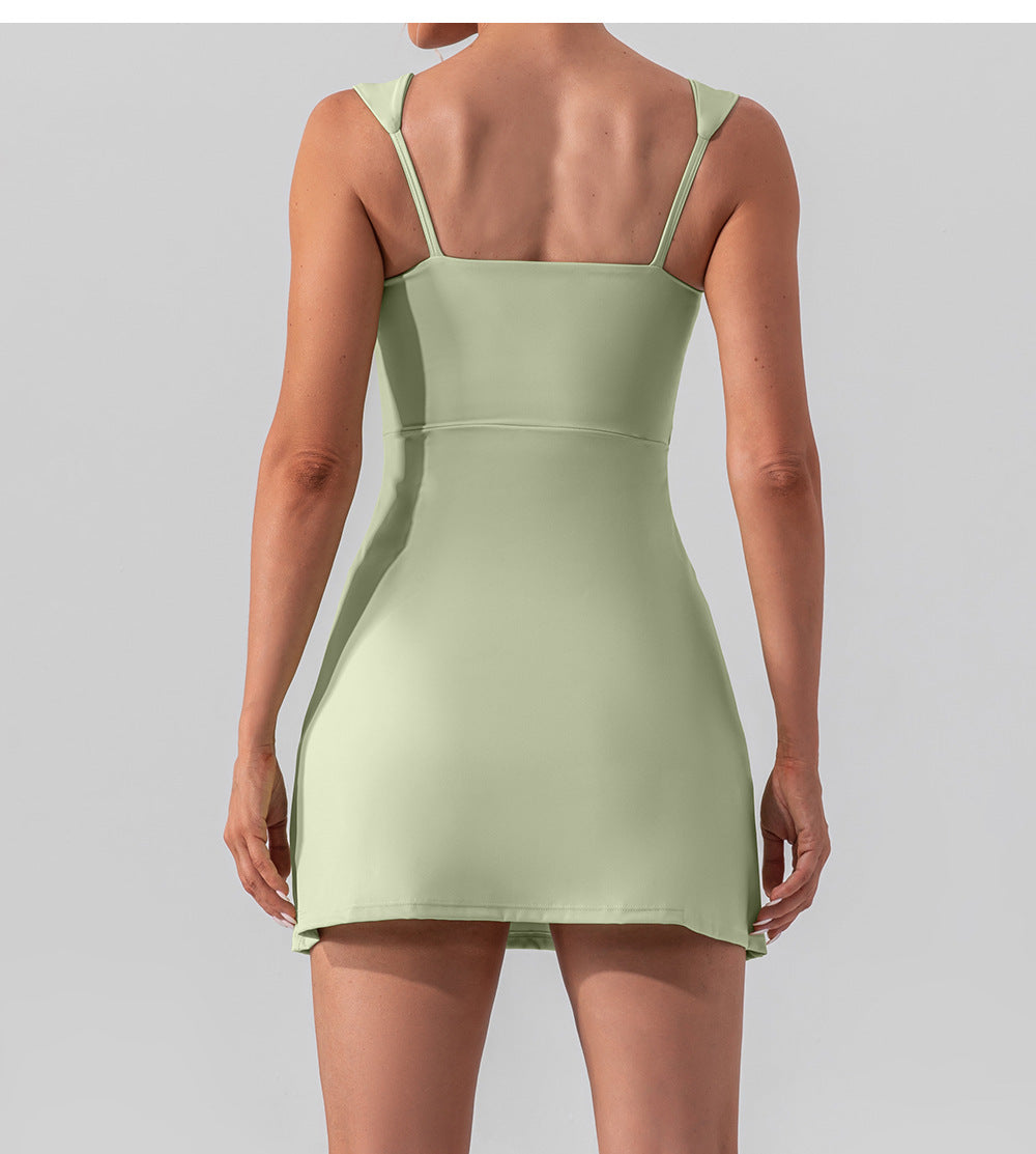 Women's Athletic Golf Dress Lightweight Sleeveless Sports Dress