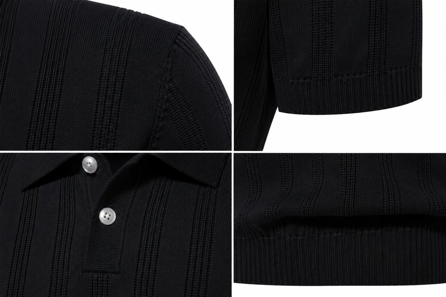 Men's Viscose Zip Polo Shirt – Loose Fit Casual Lapel Top