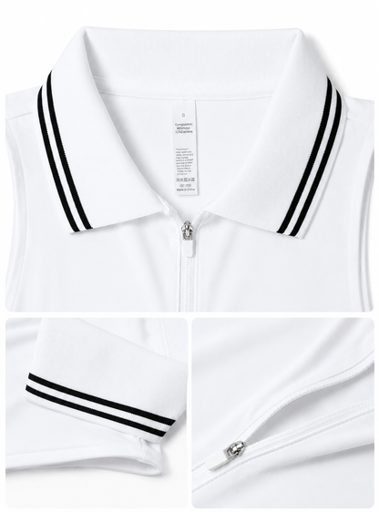 Women's Classic Golf Polo Dress Sleeveless Nylon Breathable